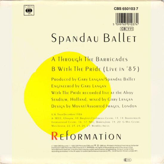 Spandau Ballet - Through The Barricades