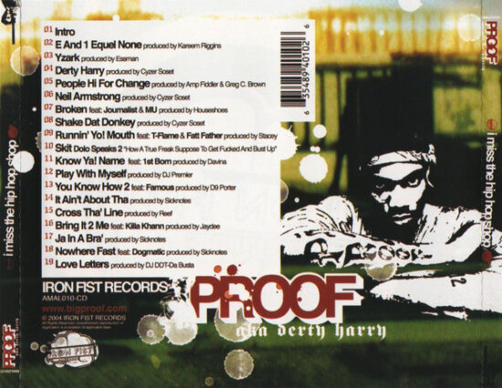 Proof (3) - I Miss The Hip Hop Shop
