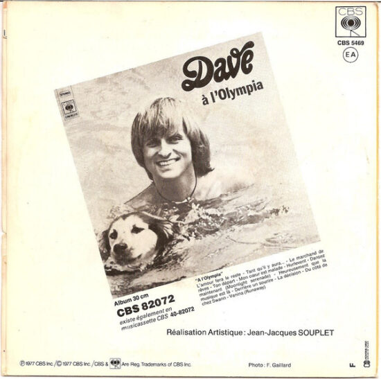 Dave (13) - Est-Ce Par Hasard / Ton Amour Est La Rivière