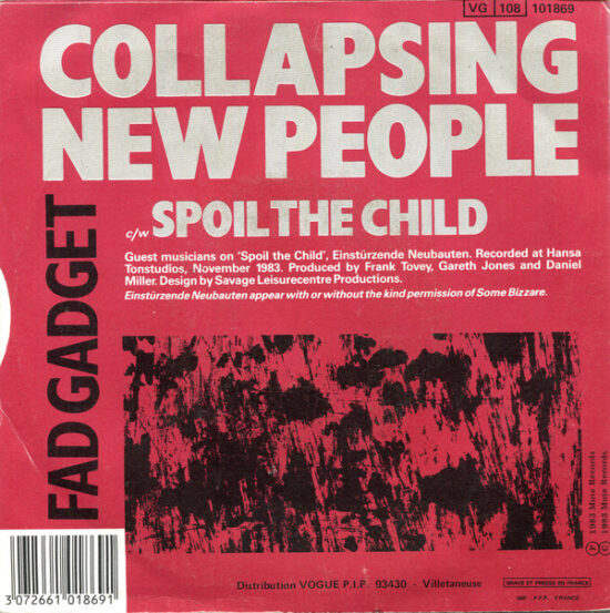 Fad Gadget - Collapsing New People