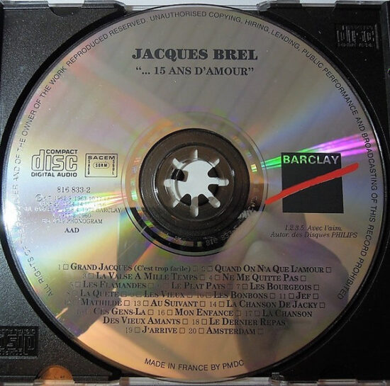 Jacques Brel - Quinze Ans D'Amour