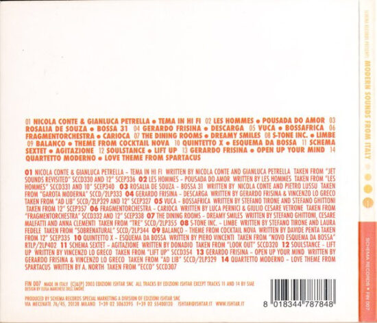 Various - Schema Records Presents: Modern Sounds From Italy
