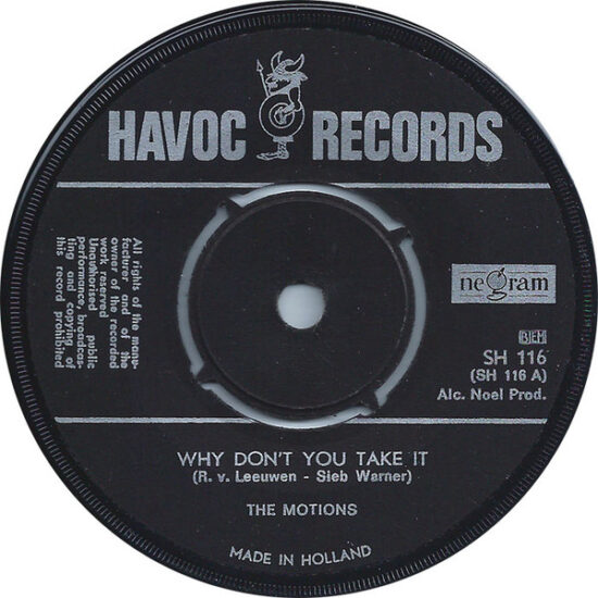 The Motions - Why Don't You Take It / My Love Is Growing
