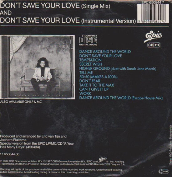Richenel - Don't Save Your Love