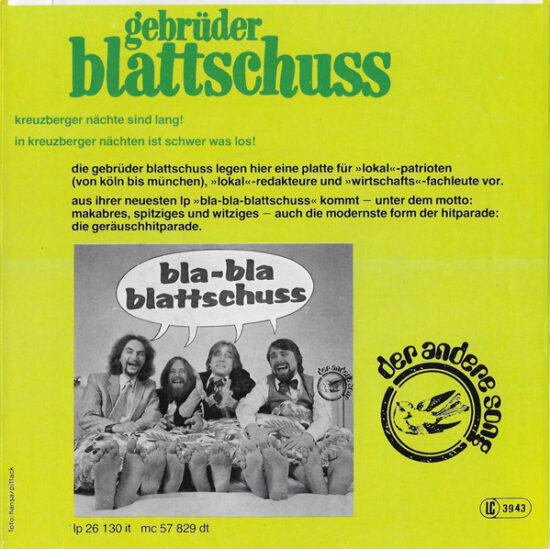 Gebrüder Blattschuss - Kreuzberger Nächte