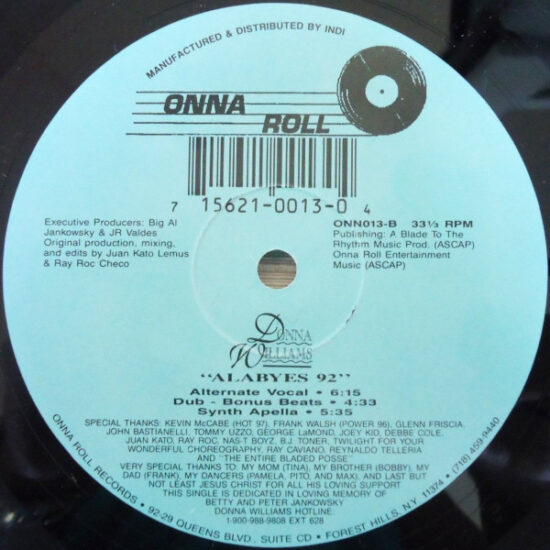 Donna Williams - Alabyes '92