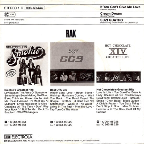 Suzi Quatro - If You Can't Give Me Love