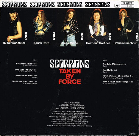 Scorpions - Taken By Force
