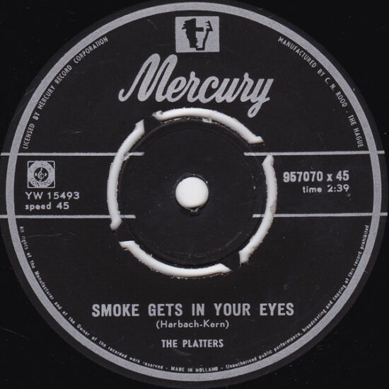 The Platters - Smoke Gets In Your Eyes / No Matter What You Are