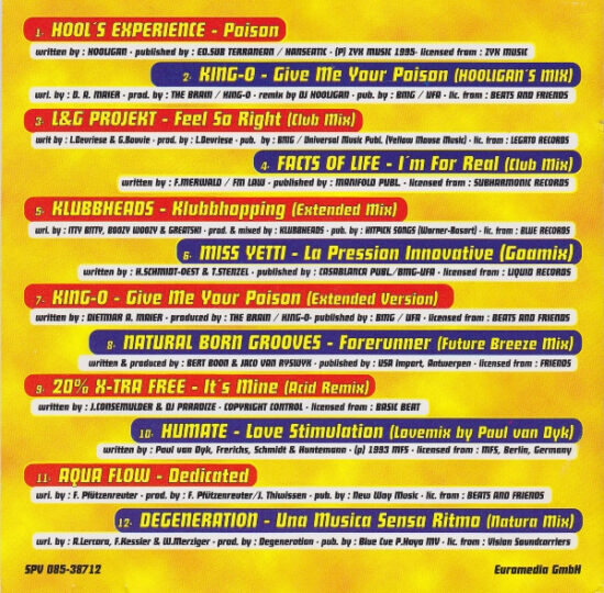 Various - The Poison Club Compilation Vol. I