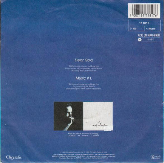 Midge Ure - Dear God