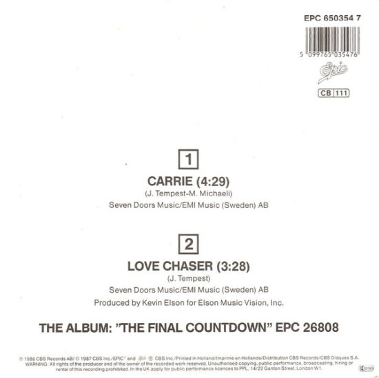 Europe (2) - Carrie