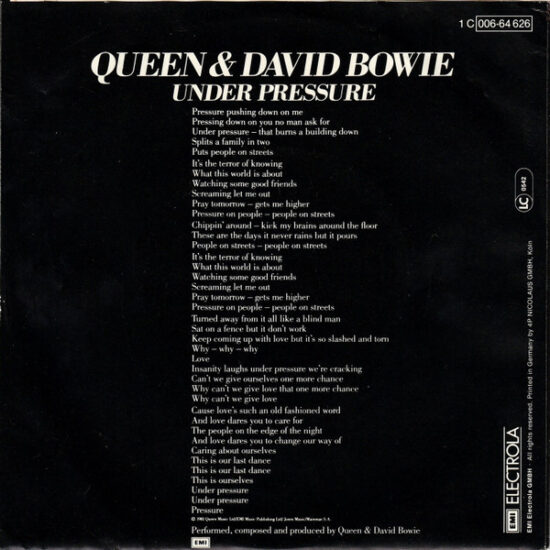 Queen - Under Pressure