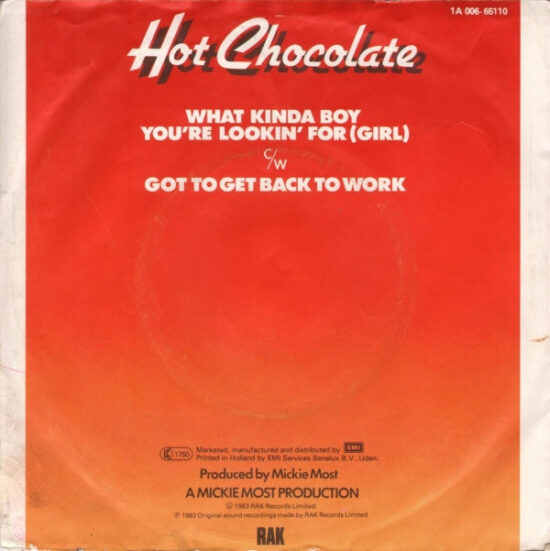 Hot Chocolate - What Kinda Boy You're Lookin' For (Girl)
