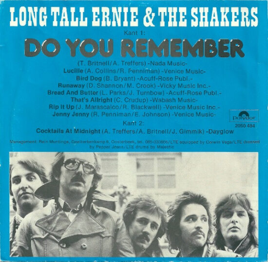 Long Tall Ernie And The Shakers - Do You Remember