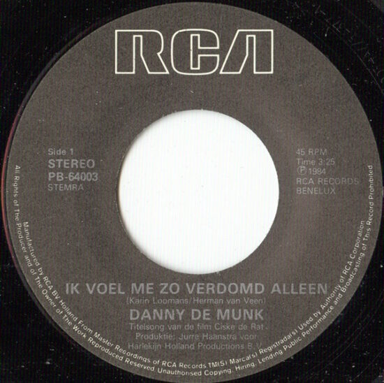 Danny de Munk - Ik Voel Me Zo Verdomd Alleen...