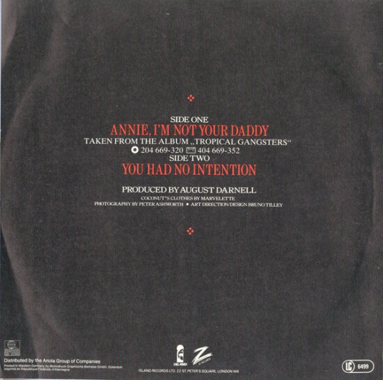 Kid Creole And The Coconuts - Annie, I'm Not Your Daddy