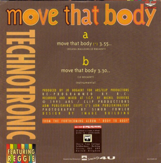 Technotronic - Move That Body