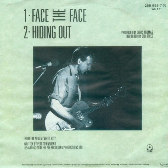 Pete Townshend - Face The Face