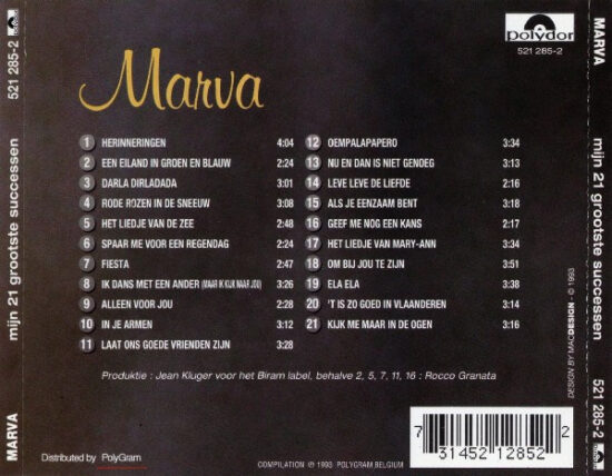 Marva - Mijn 21 Grootste Successen