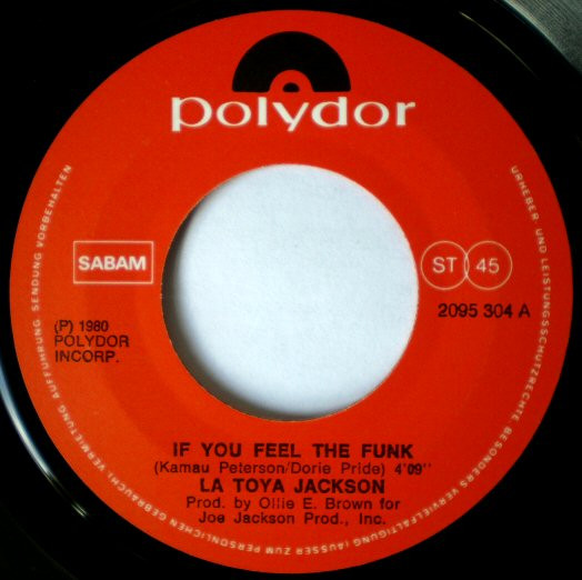 La Toya Jackson - If You Feel The Funk