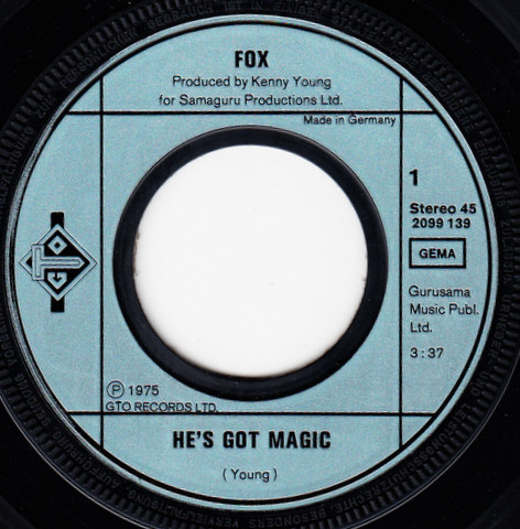 Fox (3) - He's Got Magic / The Juggler