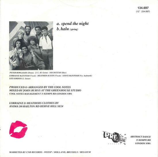 The Cool Notes - Spend The Night