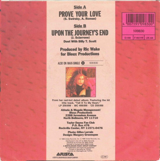 Taylor Dayne - Prove Your Love