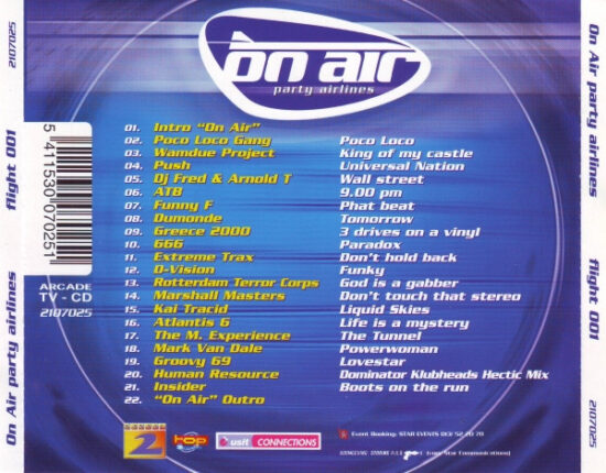 Various - On Air Party Airlines - Flight 001
