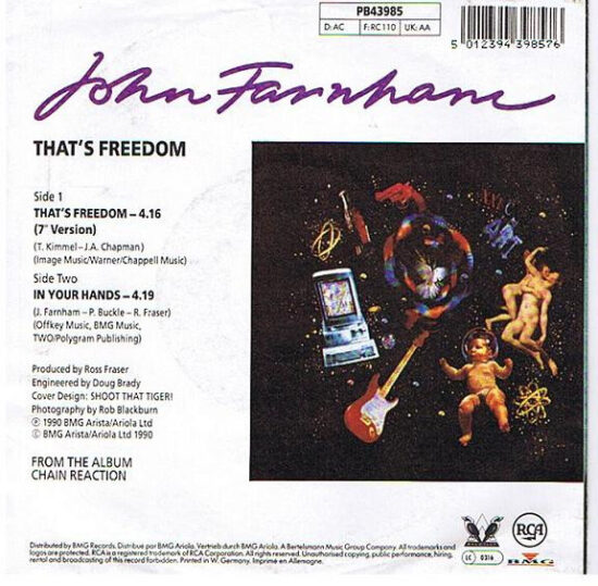 John Farnham - That's Freedom