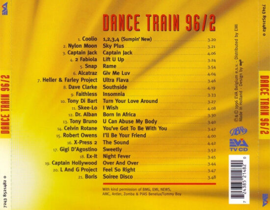 Various - Dance Train '96 Vol. 2