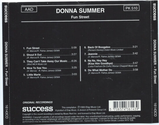 Donna Summer - Fun Street