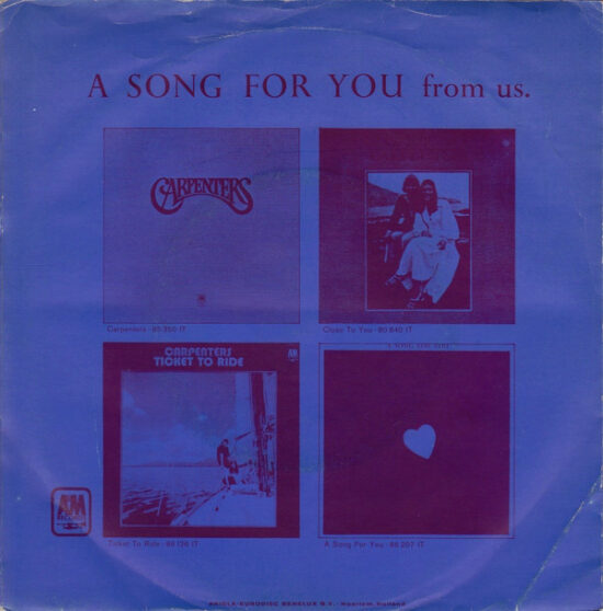 Carpenters - It's Going To Take Some Time