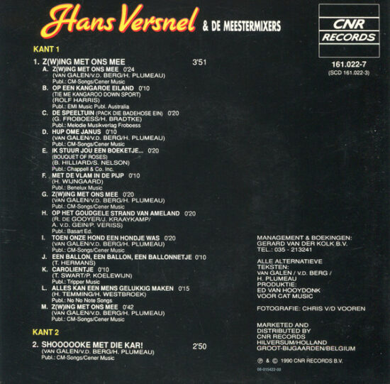 Hans Versnel - Z(w)ing Met Ons Mee