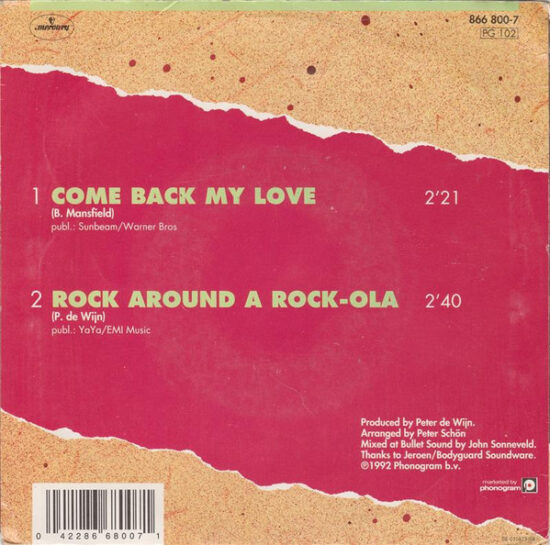 Gerard Joling - Come Back My Love