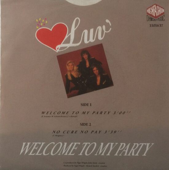 Luv' - Welcome To My Party