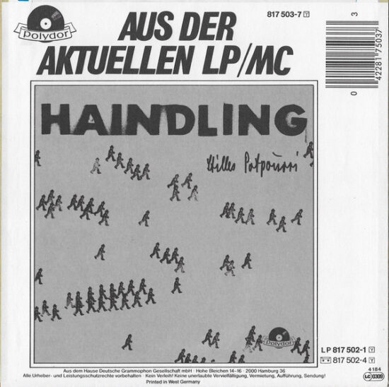 Haindling - Lang Scho Nimmer G'sehn