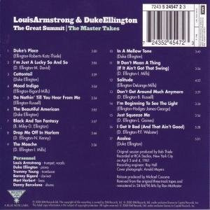 Louis Armstrong - The Great Summit: The Master Takes