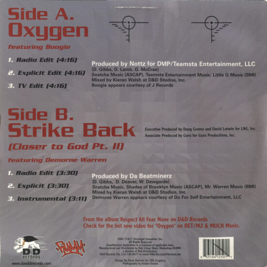 Krumb Snatcha - Oxygen / Strike Back (Closer To God Pt. II)