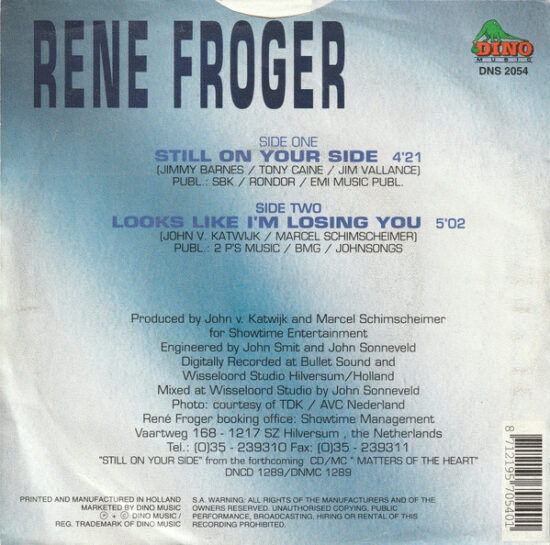 René Froger - Still On Your Side