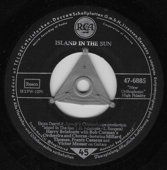 Harry Belafonte - Island In The Sun