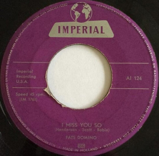 Fats Domino - I Miss You So