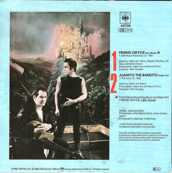 Adam Ant - Friend Or Foe