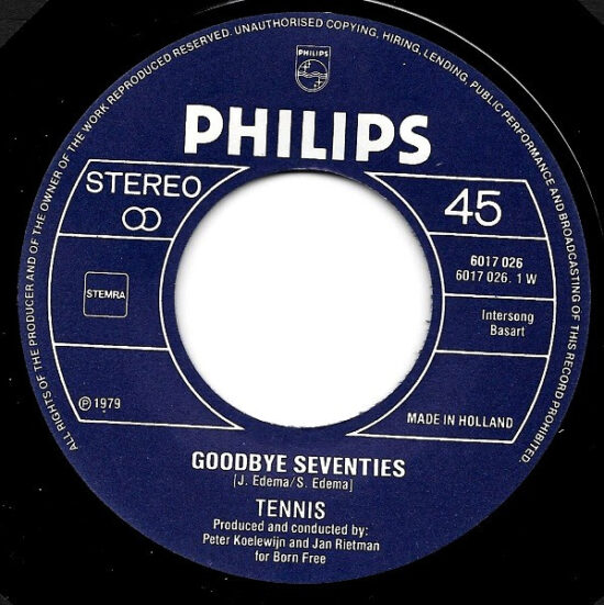 Tennis (8) - Goodbye Seventies