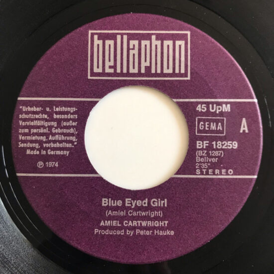 Amiel Cartwright - Blue Eyed Girl / Walk On By