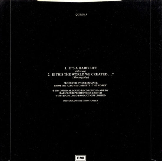 Queen - It's A Hard Life