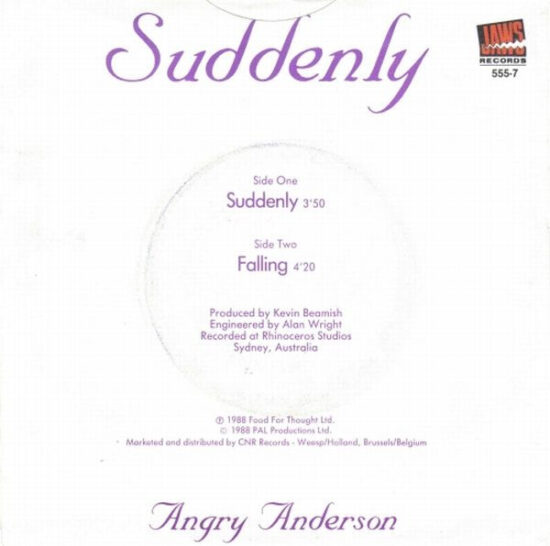 Angry Anderson - Suddenly