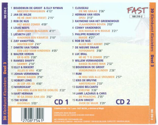 Various - 30 Kleinkunst Klassiekers Deel 3