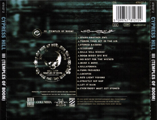Cypress Hill - III (Temples Of Boom)