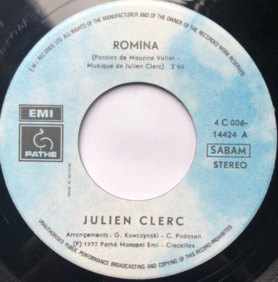 Julien Clerc - Romina